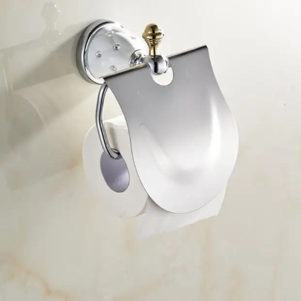 Держатель для бумаги держатель рулона салфеток твердая латунь хром +