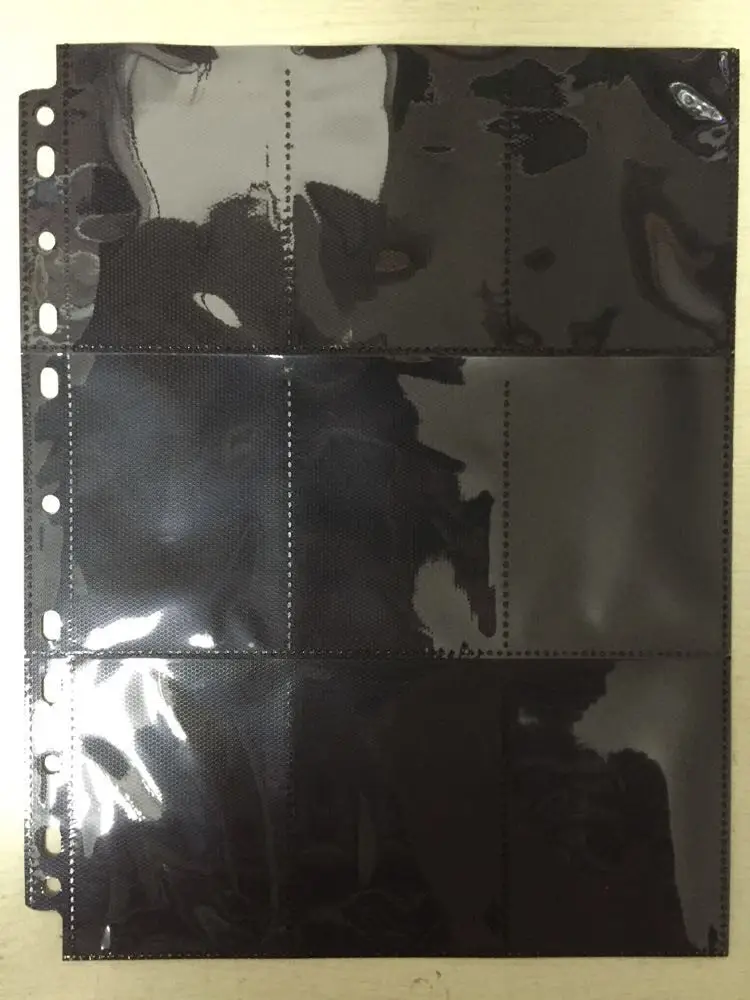 Карточки для настольных игр 30 страниц 2 стороны 9 карманов|trading card protector|card protectorpocket