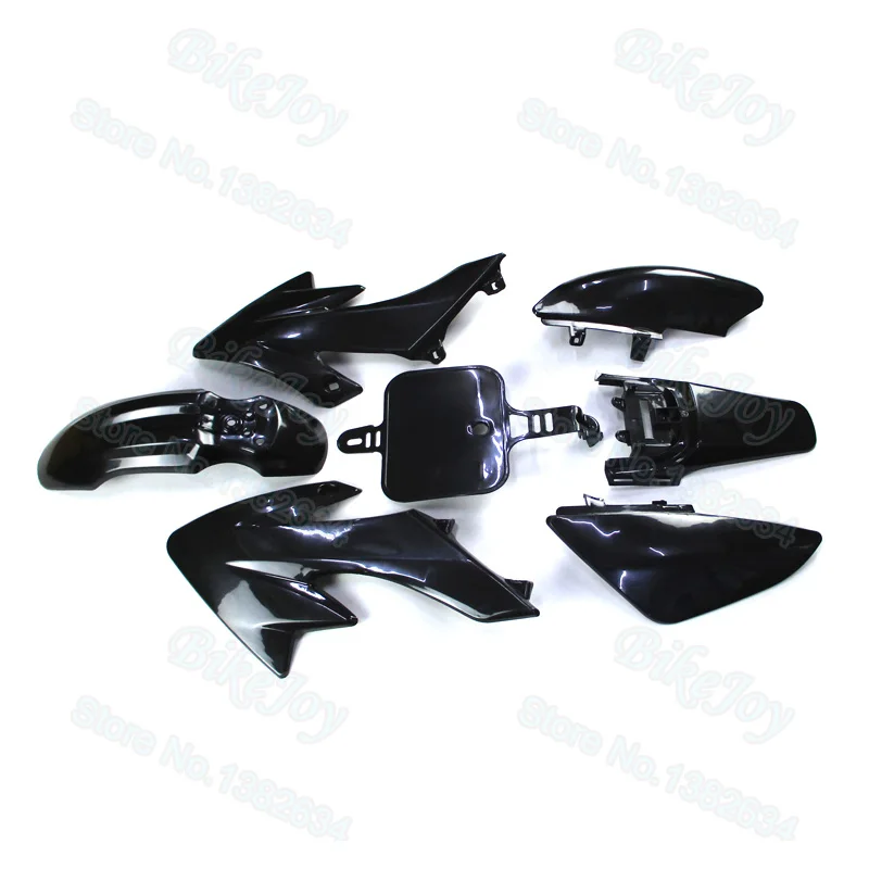 Black Fairing Plastic Fender Body Kits For CRF50 XR50 Thumpstar SSR Pit Dirt Bike SDG DHZ GPX 50cc 70cc 90cc 110cc 125cc |