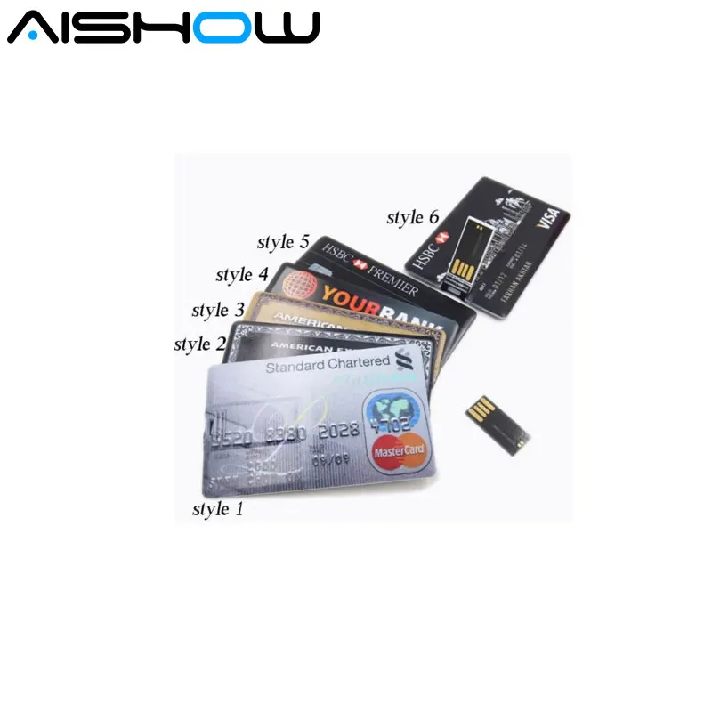 Лидер продаж USB флеш-накопитель в форме банковской кредитной карты 8 ГБ 16 32 64