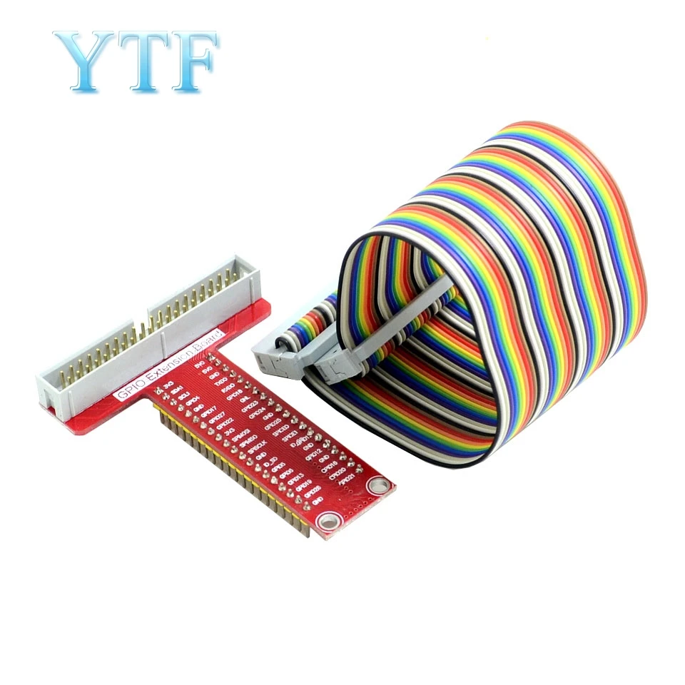 Raspberry pie Raspberry Pi 3B+/4B аксессуары т тип GPIO Плата расширения+ Raspberry pi 40P кабель