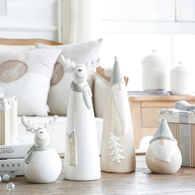 Nordic creative minimalist Christmas ceramic living room decoration holiday gift wedding birthday | Дом и сад