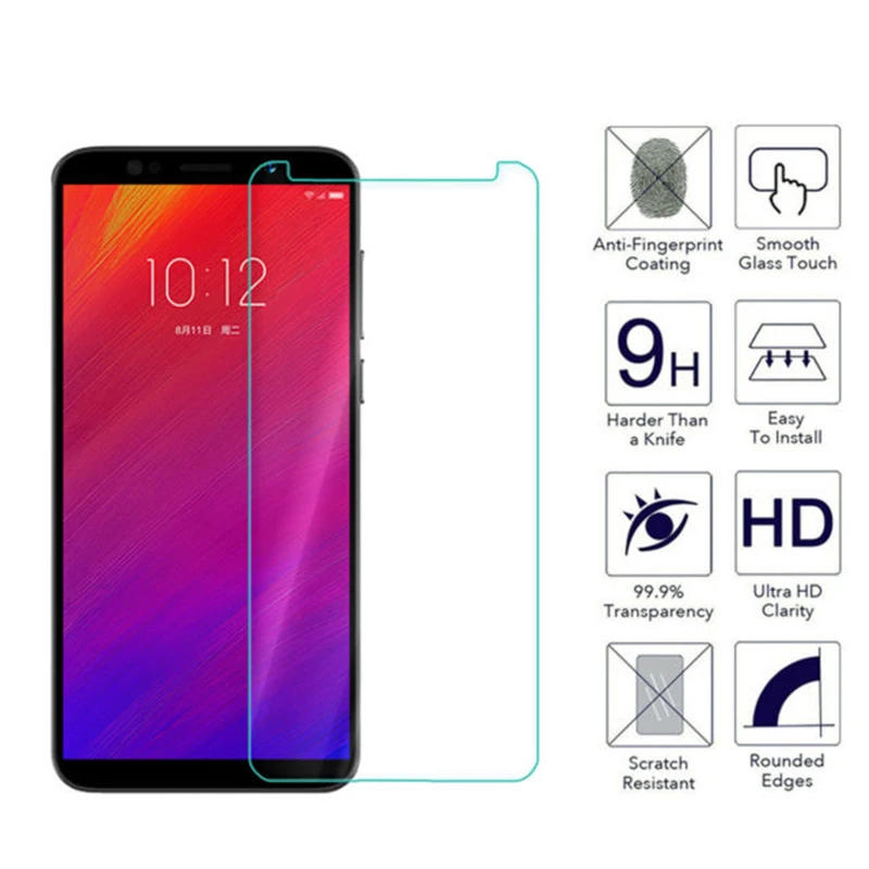 Закаленное стекло для lenovo K5 Экран протектор телефон защиты flim 0 3 мм ультра-тонкий