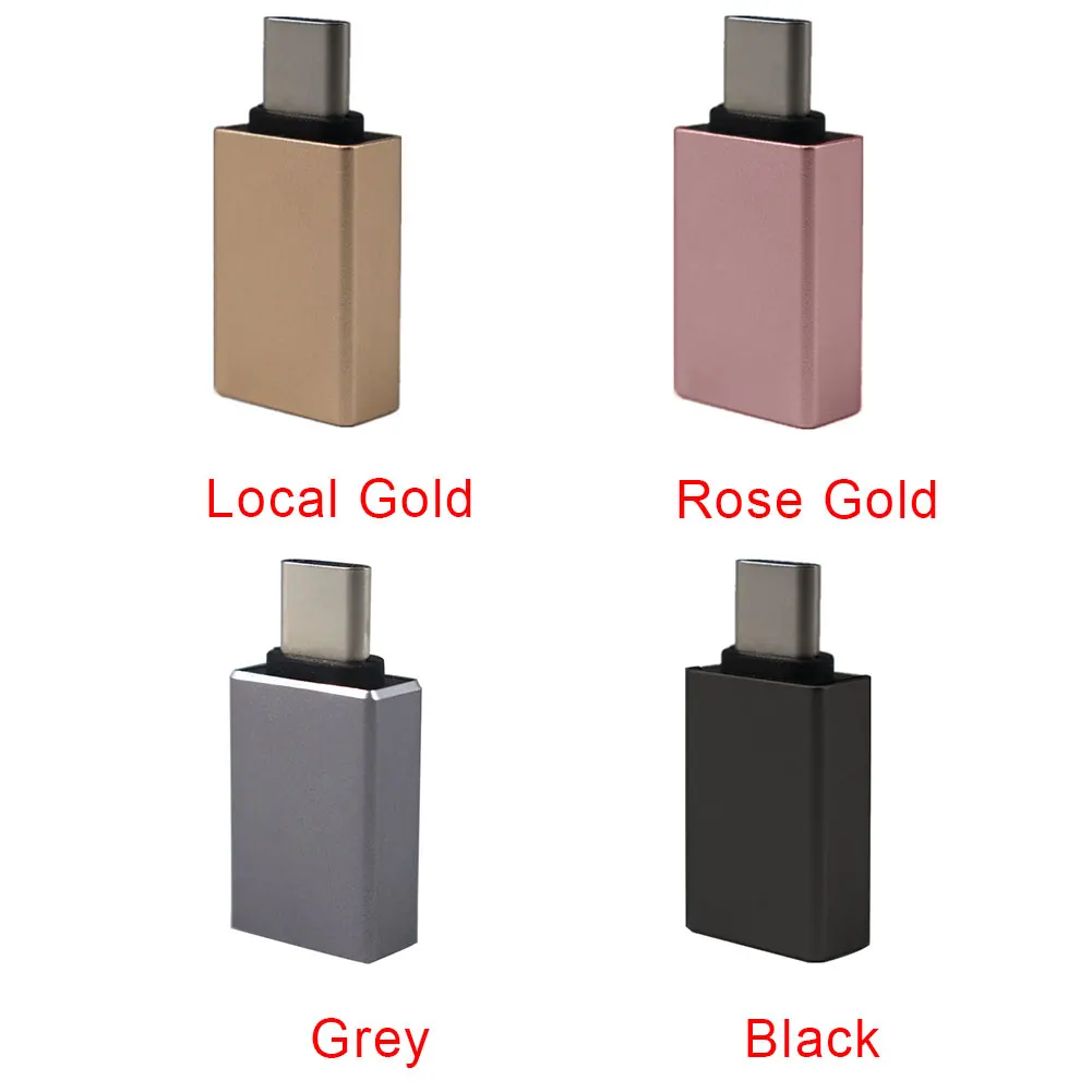 USB 3 0 к Type C металлический зарядный адаптер безопасный Синхронизация данных Plug And