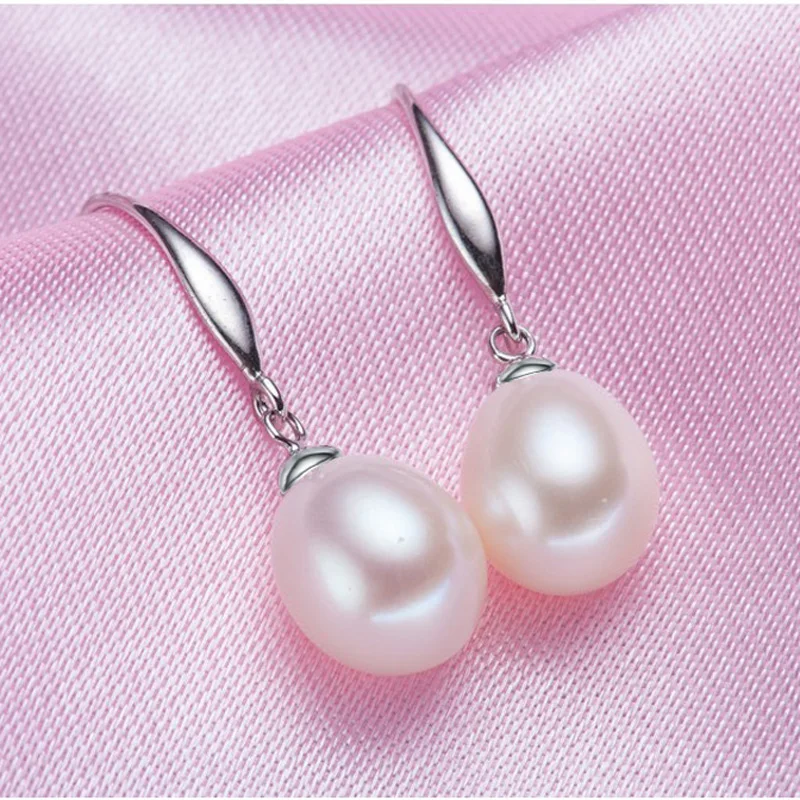 Женские серьги из натурального пресноводного жемчуга модные украшения для
