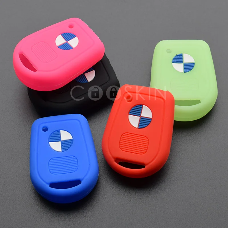 Silicone Rubber key fob cover case cap set shell protection for BMW E31 E32 E34 E36 E38 E39 E46 Z3 Remote car styling 10pcs | Автомобили и