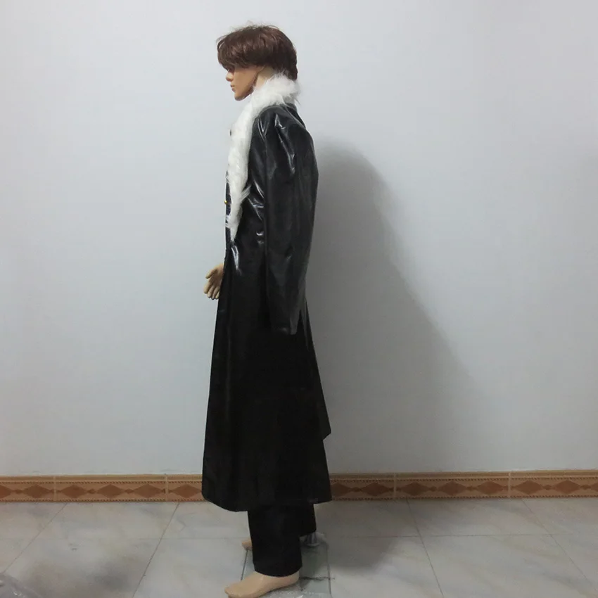 Женский костюм для косплея крокодил черный топ + брюки жилет рубашка шарф |