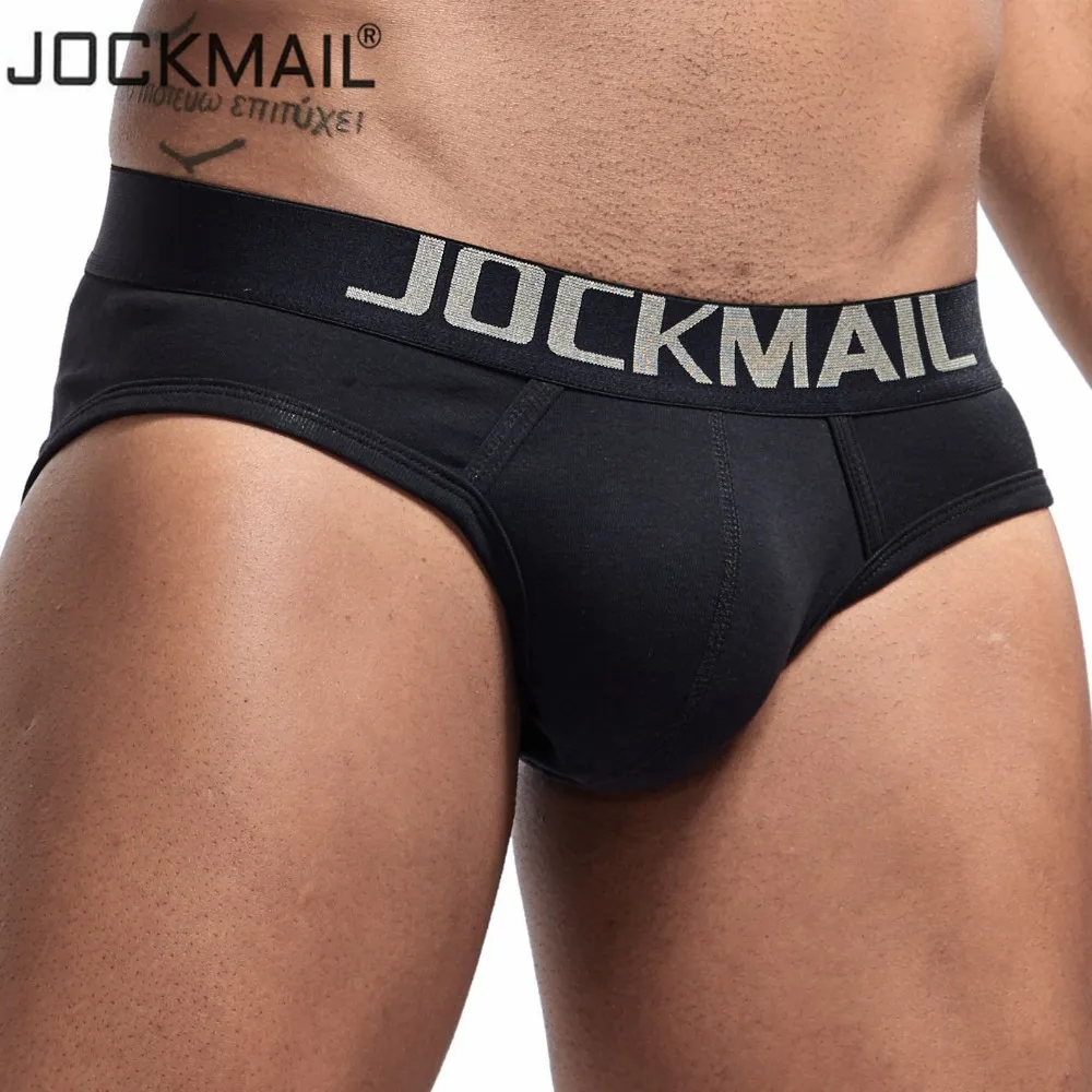 Мужское нижнее белье JOCKMAIL сексуальные хлопковые трусы-бикини для геев мужские