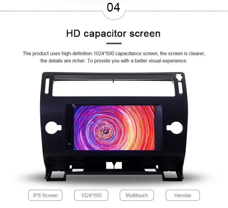 JDASTON Android 10,0 автомобильный dvd-плеер для Citroen C4 Quatre Triumph gps Навигация Аудио Wifi Мультимедиа стерео 1 Din автомагнитола