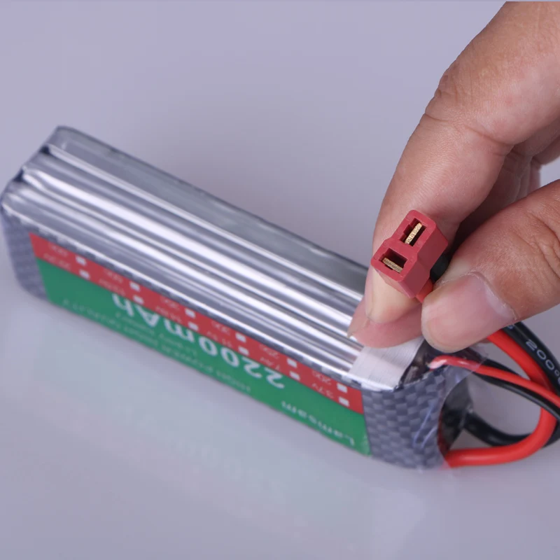 

Lamsam High Capacity Power 11.1V 2200 Lipo Battery 30C 2S Battery 2S LiPo 11.1V 30C 2S 1P Lithium-Polymer Battery for rc car