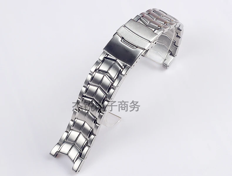 Твердый ремешок из нержавеющей стали для часов Casio EF-524, ремешок для часов, мужские металлические браслеты для часов 5051, 22 мм, аксессуары для часов