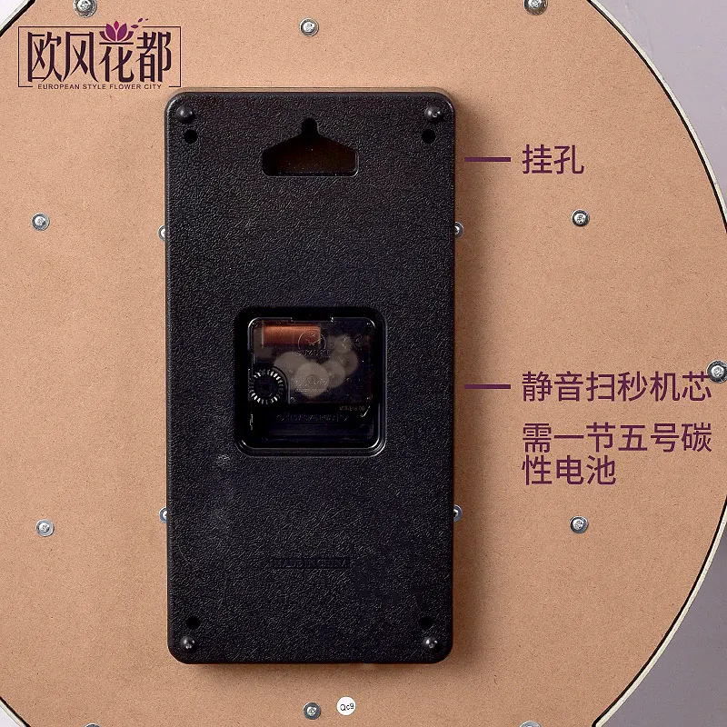 Континентальные ретро роскошные часы Висячие художественные кварцевые