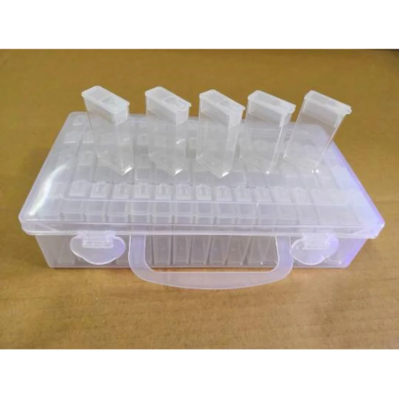 Новый инструмент для алмазной вышивки! Daimond прозрачная пластиковая коробка