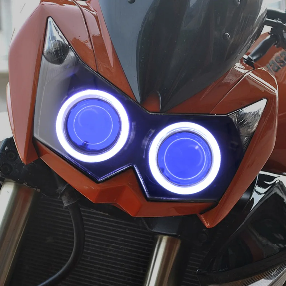 KT Мотоциклов Фара для Kawasaki Z750 2007 2010 Полностью Фары Hid Комплект Frontlamp Ангел Гало