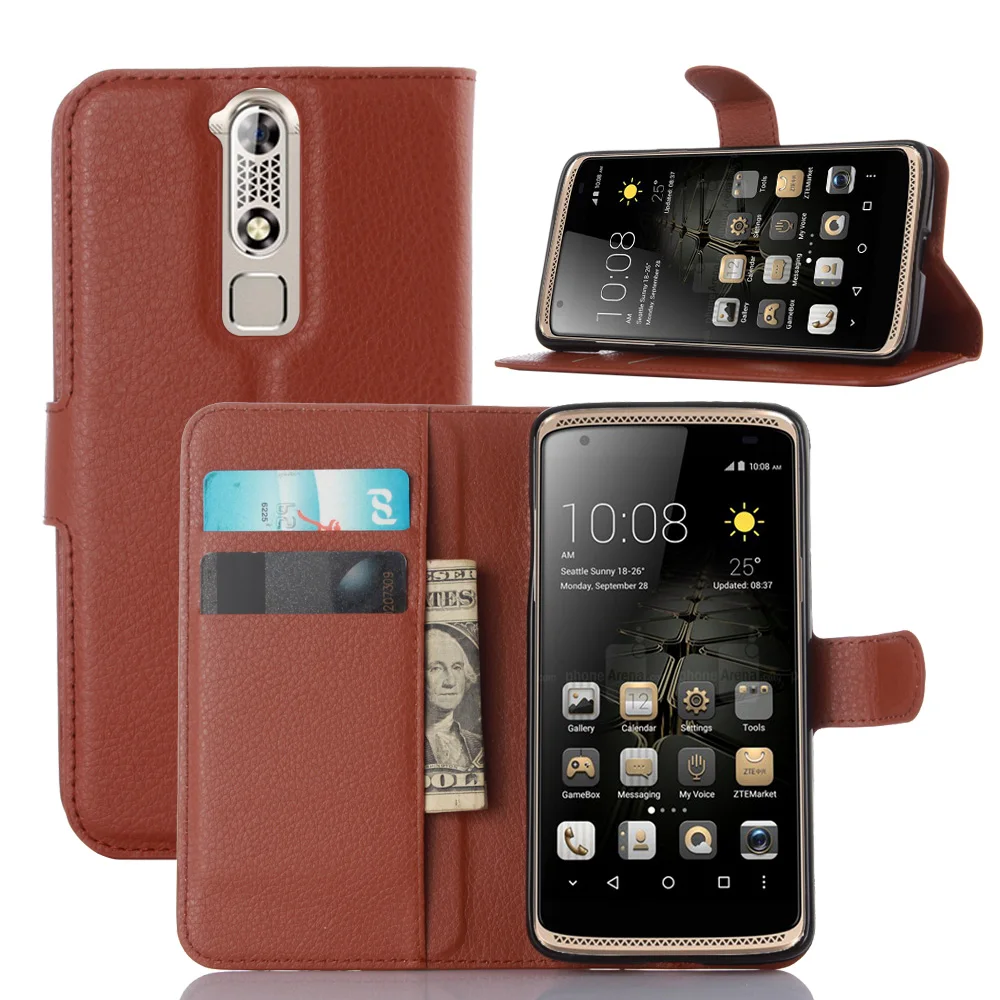 Оригинальный чехол-кошелек из искусственной кожи для ZTE Axom Mini чехол телефона с