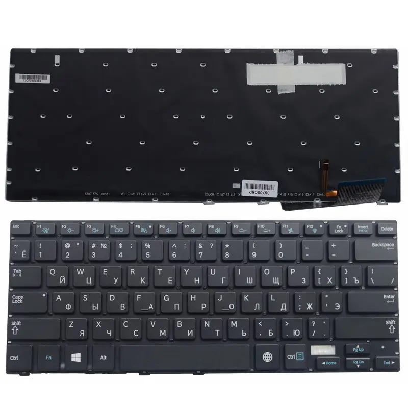 Новинка GZEELE для Samsung 730U4 740U3E NP730U3E NP730U4 NP740U3E 730U3E русская черная клавиатура ноутбука