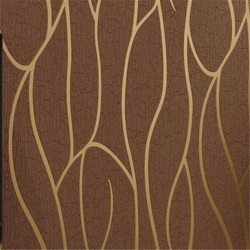 Luxury Modern Wallpapers Geometric Pattern Thicken 3D Stereoscopic Non-woven Fabric Wallpaper Bedroom Living Room Walls Covering |