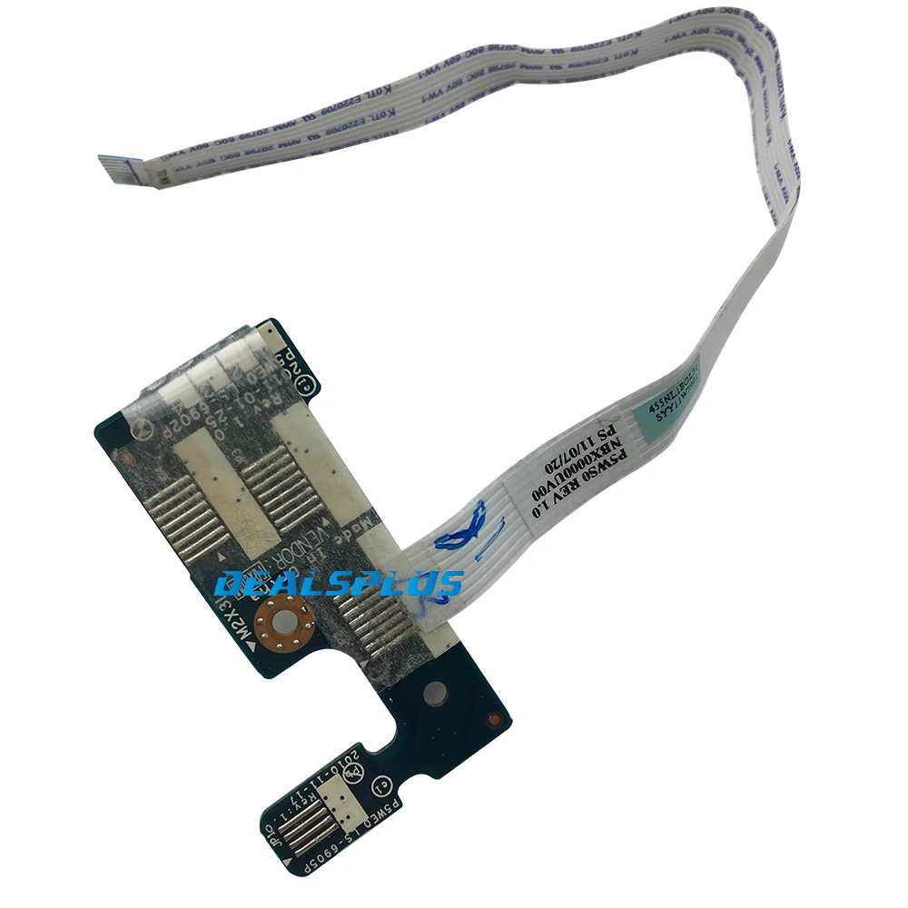 

Power Button Switch Button Board with Cable P5WE0 LS-6902P For Acer Aspire 5750 5750G Series
