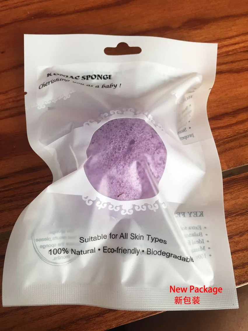 70*40 спонж для умывания полукруг сухой натуральный giantarum konjac sponge konnyaku для очищения лица, отшелушивания, купания