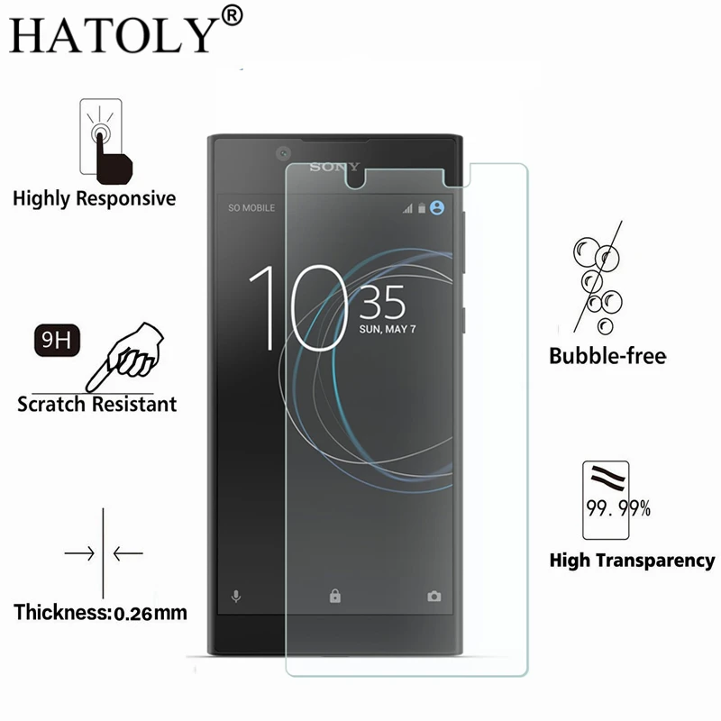 

Защитное стекло HATOLY для Sony Xperia L1, 2 шт.