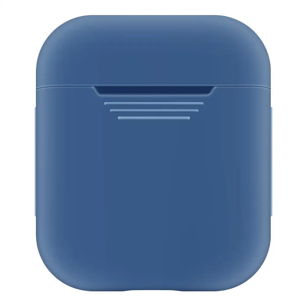 Силиконовый чехол 1:1 для Apple AirPods портативный ударопрочный защитный наушников