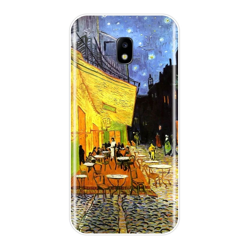 Для samsung Galaxy J4 J6 J8 плюс Чехол для телефона из силикона Ван Гог задняя крышка для samsung J3 J5 J7 J2 J5 J7 премьер-Чехол - Цвет: No.6