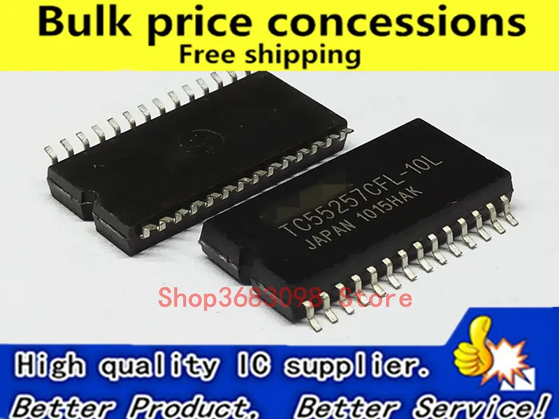 

Free Shipping 10PCS TC55257CFL-70 TC55257CFL-80L TC55257CFL-10L TC55257CFL SOP-28