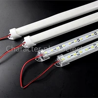 2pcs 50cm dc12v smd 56305730 led rigid led strip bar lightpc cover led bar light tube warm white cool white