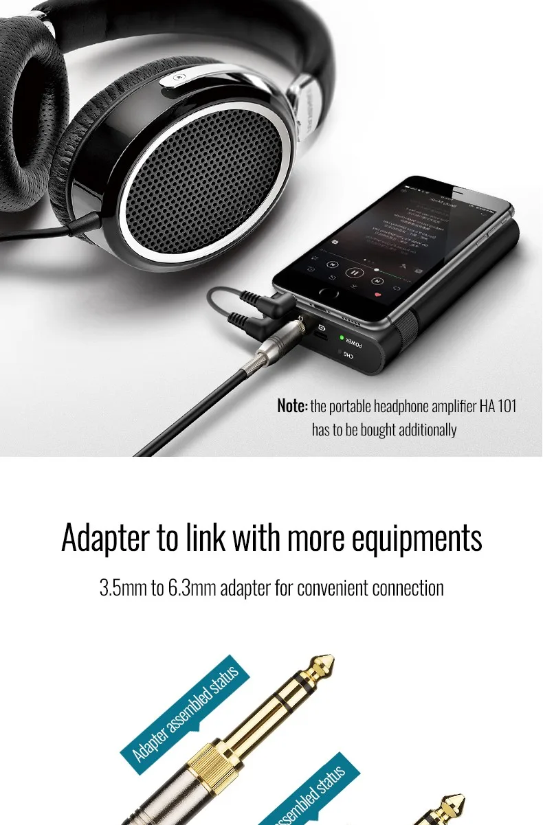 Takstar HF 580 Hi-Fi Плоские наушники ультра-большая плоская диафрагма с низким искажением Мощный НЧ полный СЧ прозрачный ВЧ запись