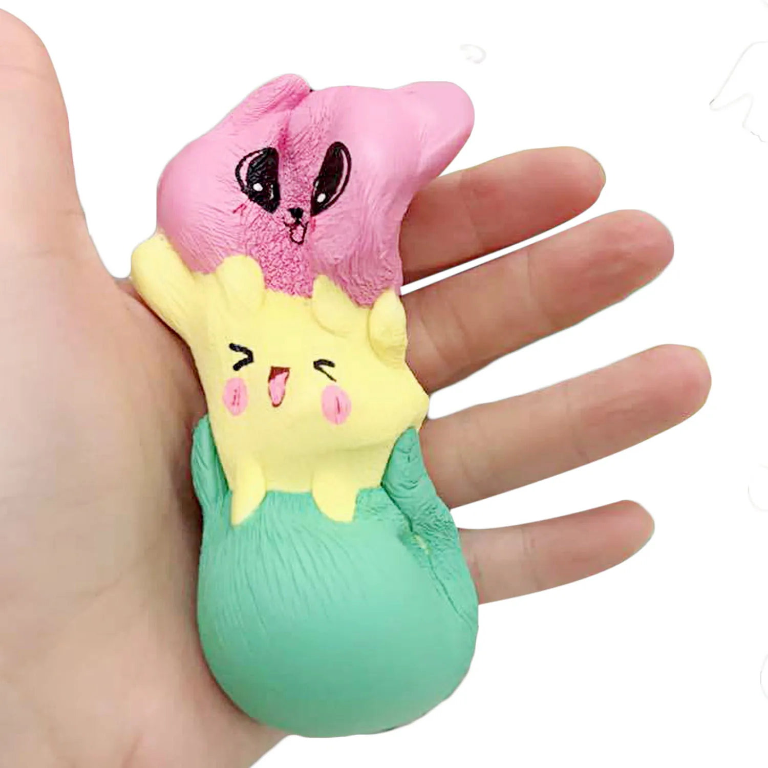 Besegad 11 5 см милый Kawaii Kitty панда Кот медведь сжимаемая игрушка медленно