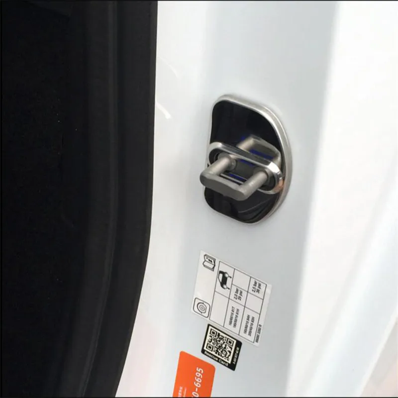 4 шт./компл. автомобильные аксессуары дверной замок защита от ржавчины чехол для