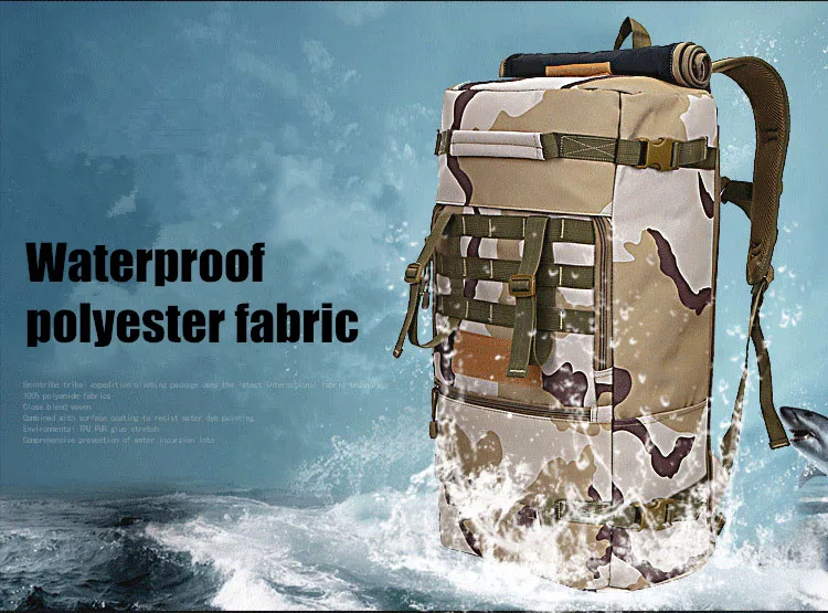 Naturebell 50L наружная альпинистская сумка мужская походная сумка Многофункциональный багажный рюкзак камуфляжная сумка