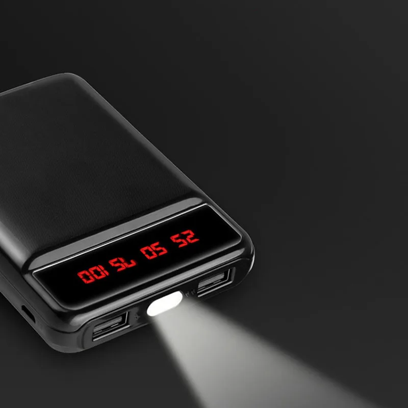Power Bank 12000mAh Dual USB зарядное устройство для мобильного телефона Внешняя батарея Быстрая зарядка для iPhone Xiaomi портативное зарядное устройство мини банк питания