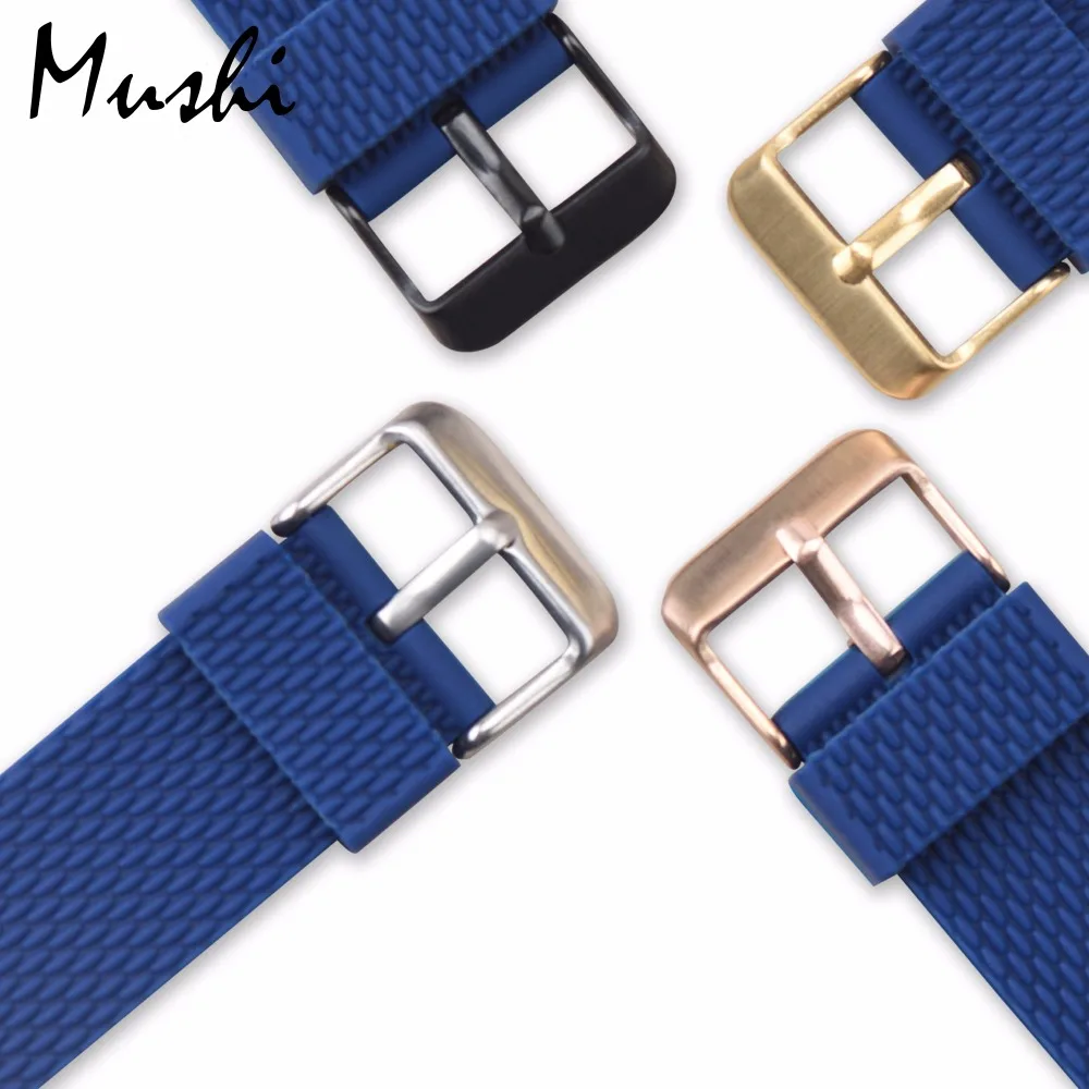 Ремешок силиконовый для наручных часов 18/20/22/24 мм|watch strap|rubber watch strapsilicone watchband |