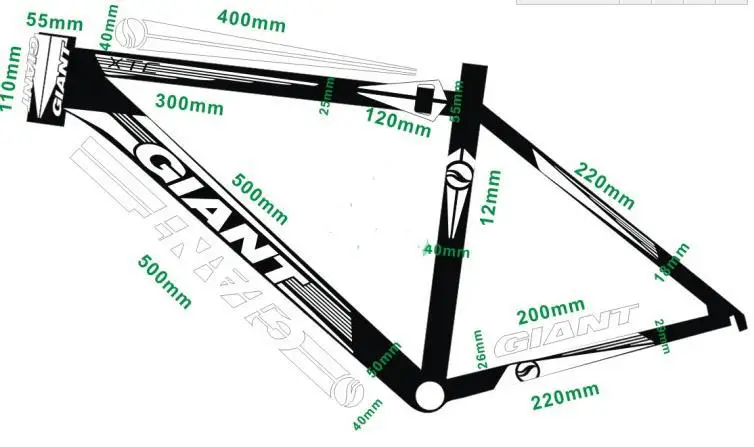 2017 Велосипед Аксессуары Наклейки Рамка Вода Протектор Светоотражающие