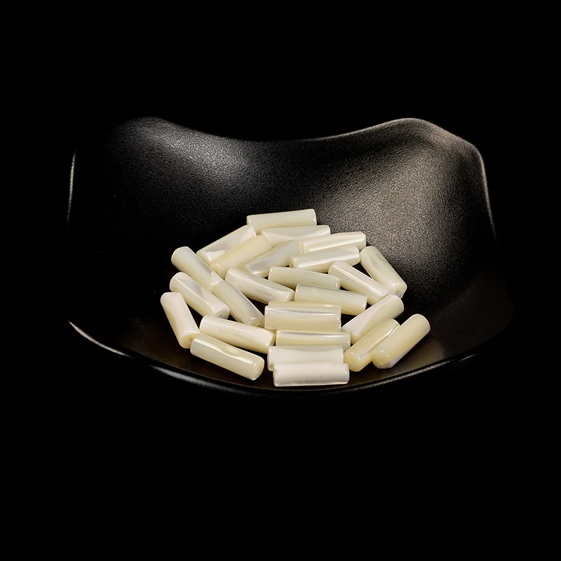 Новые модные искусственные камни белые 5*15 мм верхние цилиндрические бусины