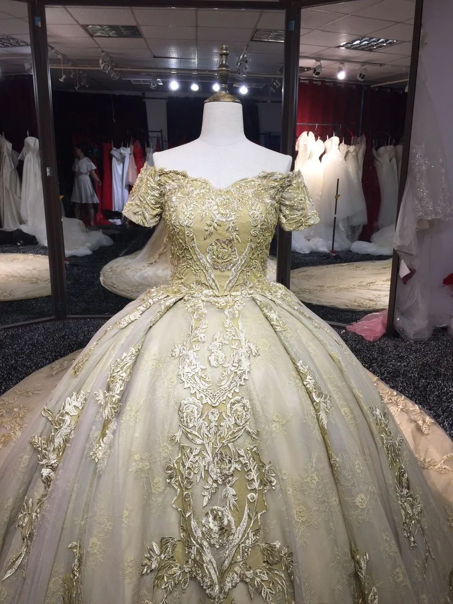 Роскошное Свадебное платье с открытыми плечами Robe De Mariee 2019 | Свадьбы и торжества