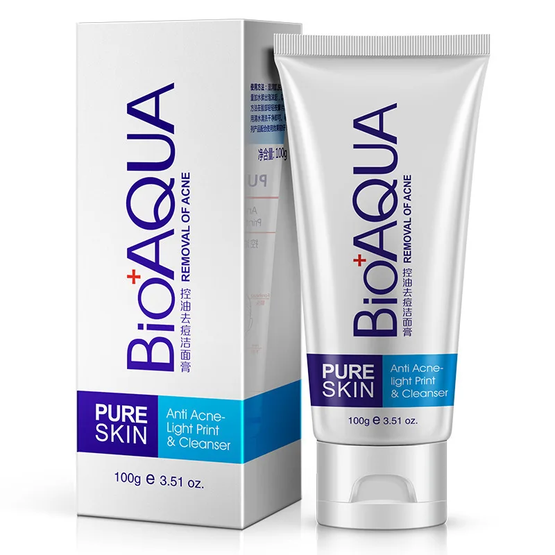 BIOAQUA Управление масло для лечения акне Cleanser Clean пор увлажняющий угорь угревая