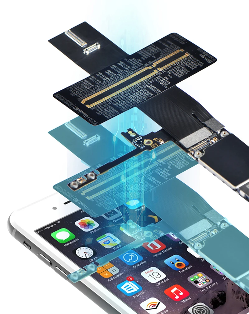 IBridge измерительный кабель для iPhone 6, 6 P, 6 S, 6SP, 7, 7, P, 8, 8 P, X, материнская плата, контактное сопротивление, напряжение, сигнал, тест, удлинитель, ремонт