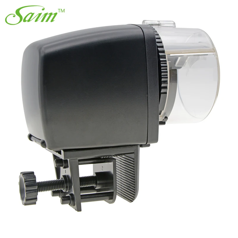 Аквариумная Автоматическая рыболовная кормушка Saim с цифровым ЖК дисплеем