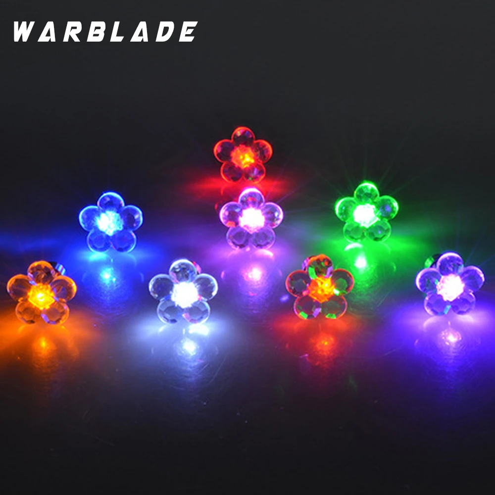 1 шт. новинка очаровательные светодиодные серьги гвоздики светильник цветок