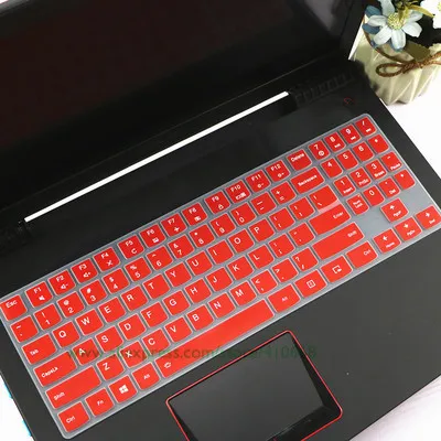 Red Силиконовая клавиатура защитная оболочка покрытие для lenovo Легион R720 R730 Y520 Y720 Y7000 Y7000P Y540 Y9000K 15,6 ''/Y730 Y740 17,3'' - Цвет: Red
