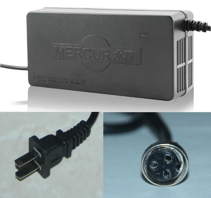 Электрический велосипед 36В зарядное устройство 3 Pin XLR Quad скутер 110В 220В cargador de