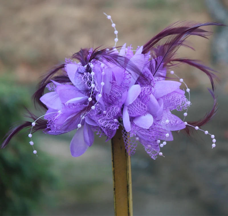 Новое поступление фиолетовые пластиковые заколки для волос женщин и девочек