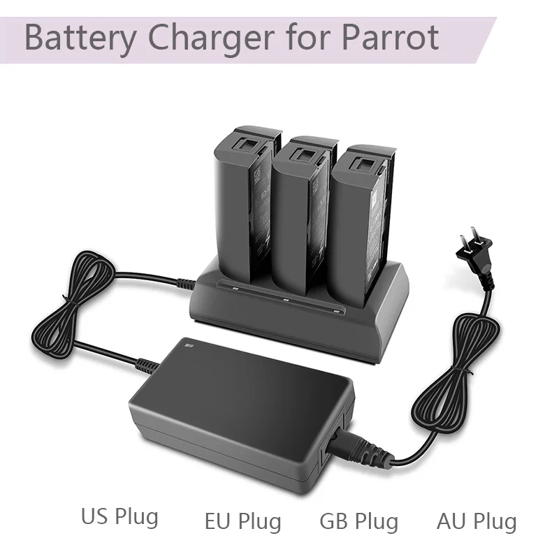 3 в 1 зарядное устройство для Parrot Bebop 2 0 Дрон камера сбалансированная Быстрая