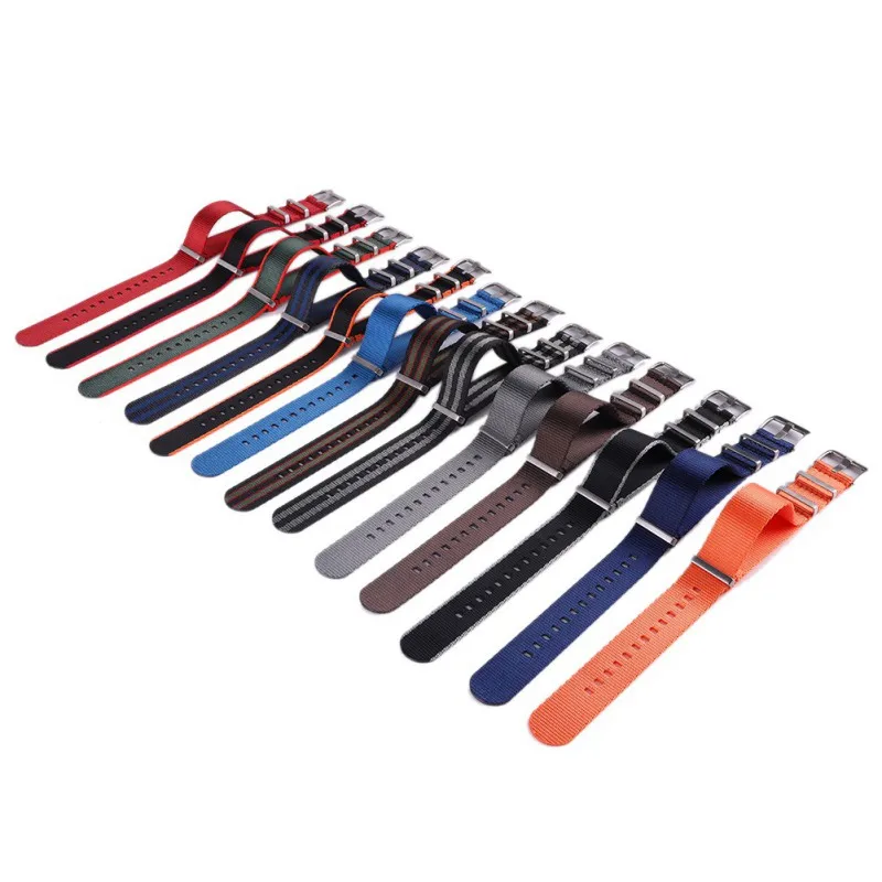 

20/22mm Watch Band Strap Nylon Heavy Duty Nylon NATO ZULU Dust-proof Wristband Wristwatch Bands Replacement