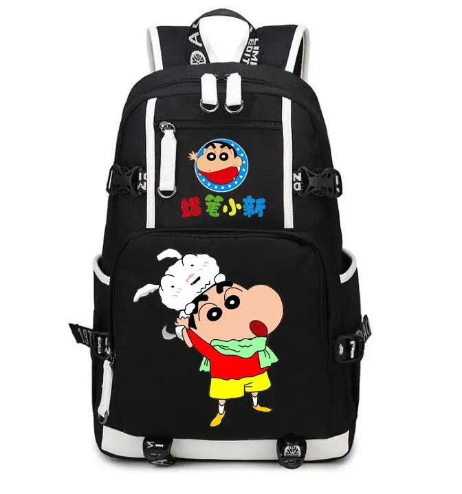 Рюкзак с героями мультфильмов, аниме, Crayon Shin-chan, косплей, st, рюкзак для старшеклассников, студентов, Повседневная унисекс сумка для ноутбука, дорожная сумка