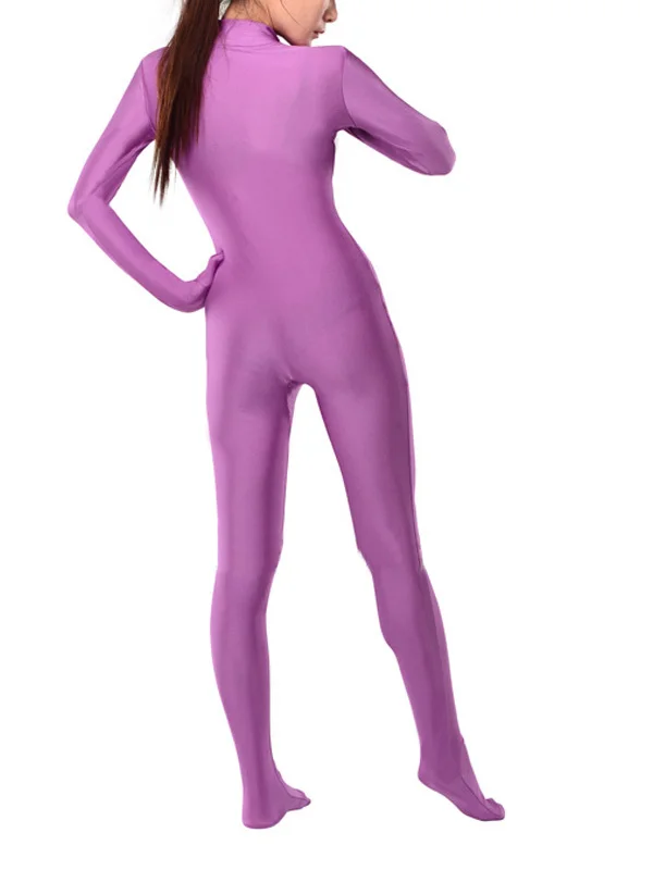 BetterParty Фиолетовый спандекс лайкра унисекс костюм кошки Zentai облегающий боди|zentai