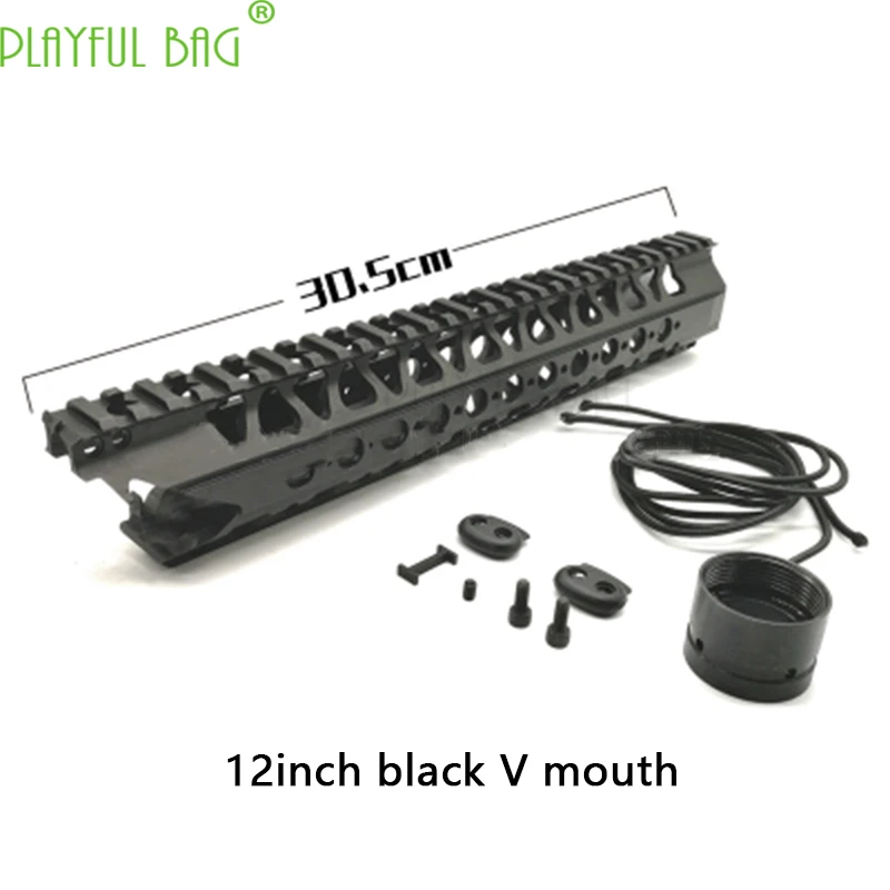 12 inch V mouth LOVA Рыбная кость Jinming M4 Рыбная кость вставляется непосредственно в набор водяного пулевого пистолета ремонт черный песок Цвет аксессуары M05 - Цвет: 12 inch V mouth