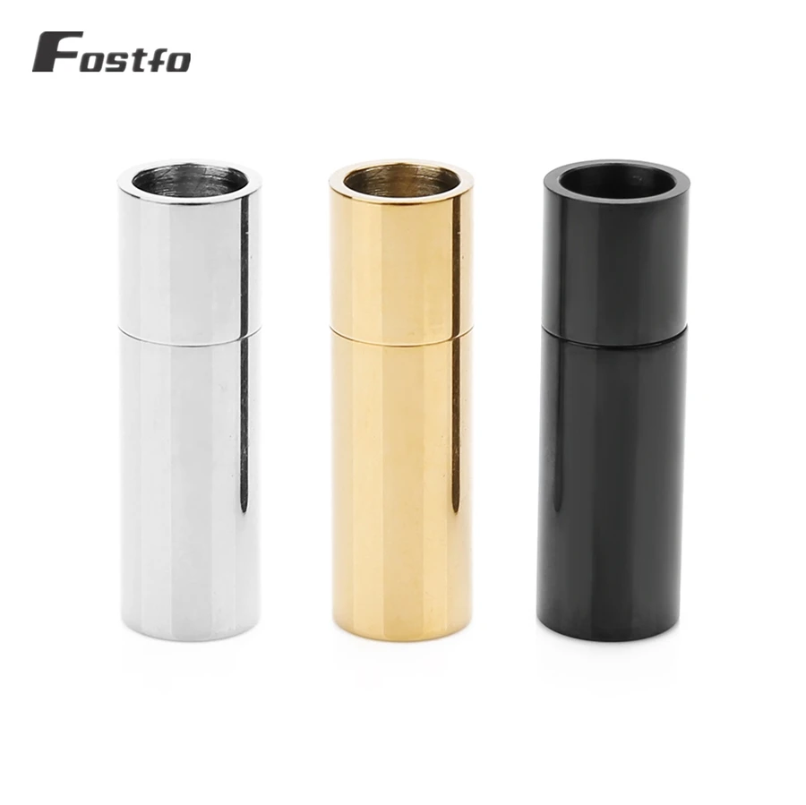 Металлическая трубка для ожерелья Ювелирная фурнитура изготовления кожаных